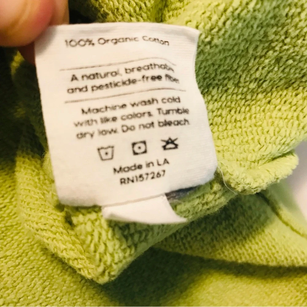 MATE the Label Organic Terry Raglan Sweatshirt Crew Neck Women’s size Medium - Picture 8 of 8